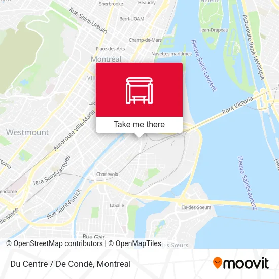 Du Centre / De Condé map