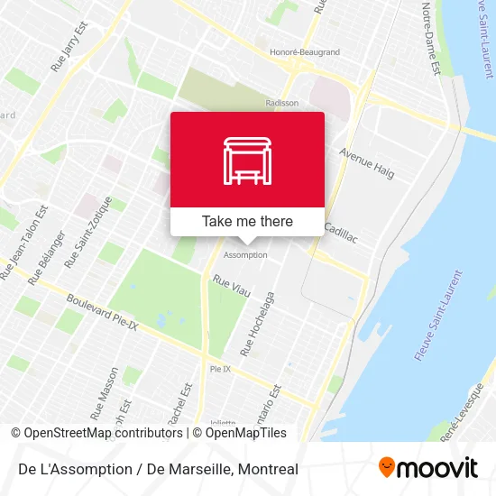 De L'Assomption / De Marseille map