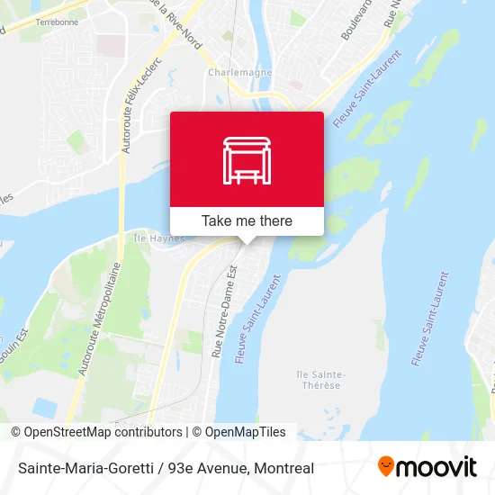 Sainte-Maria-Goretti / 93e Avenue map