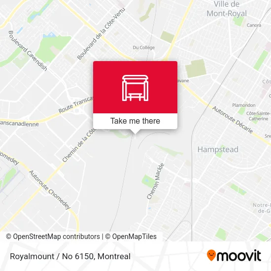 Royalmount / No 6150 map