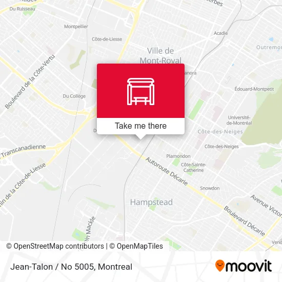 Jean-Talon / No 5005 map