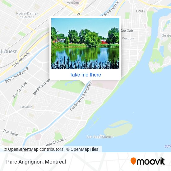 Parc Angrignon map
