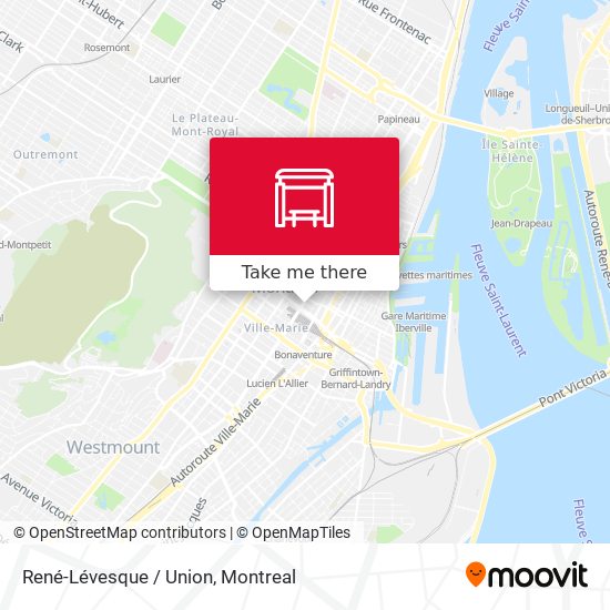 René-Lévesque / Union map