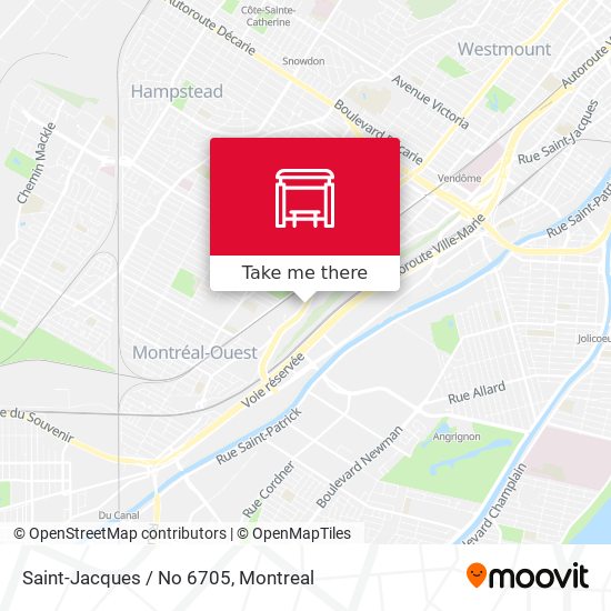 Saint-Jacques / No 6705 map