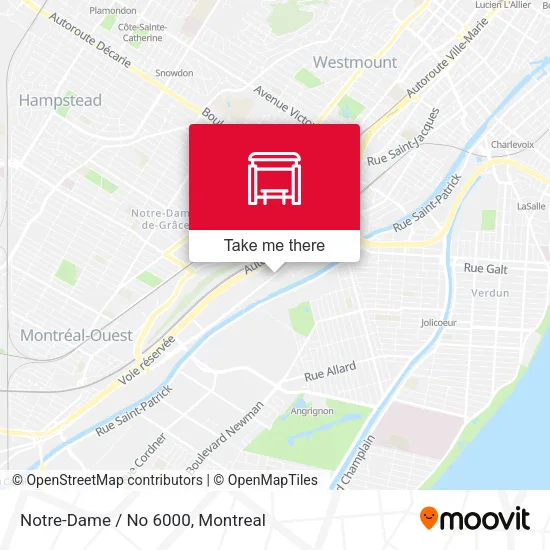 Notre-Dame / No 6000 map