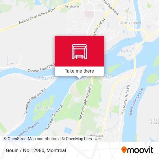 Gouin / No 12980 map