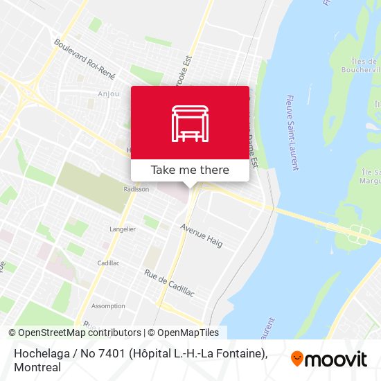 Hochelaga / No 7401 (Hôpital L.-H.-La Fontaine) map