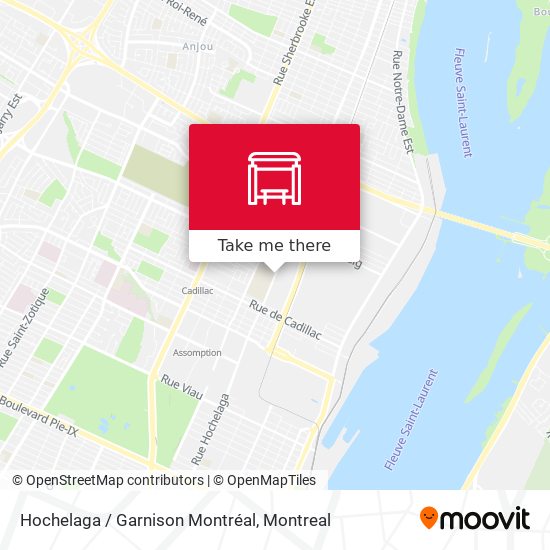 Hochelaga / Garnison Montréal map