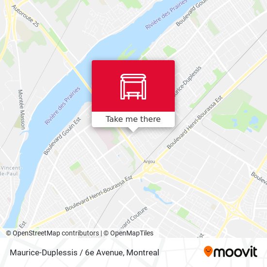 Maurice-Duplessis / 6e Avenue map