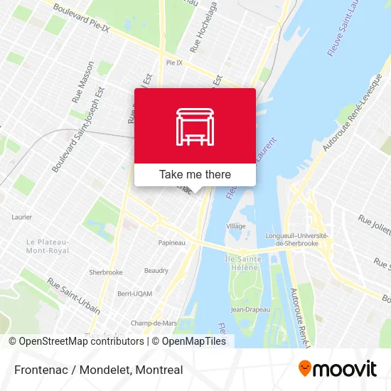 Frontenac / Mondelet map