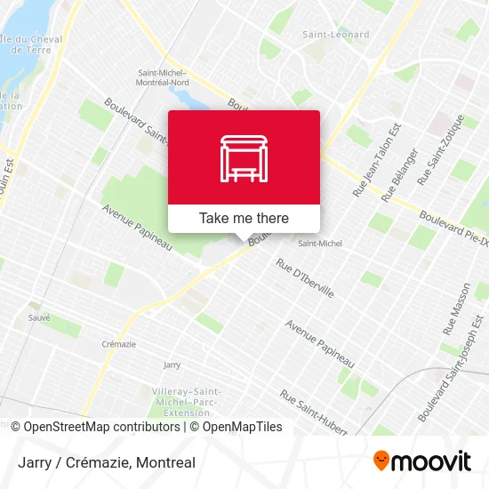 Jarry / Crémazie map