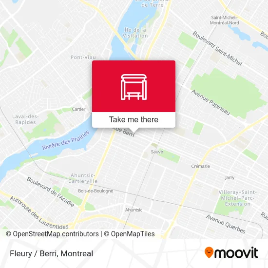 Fleury / Berri map