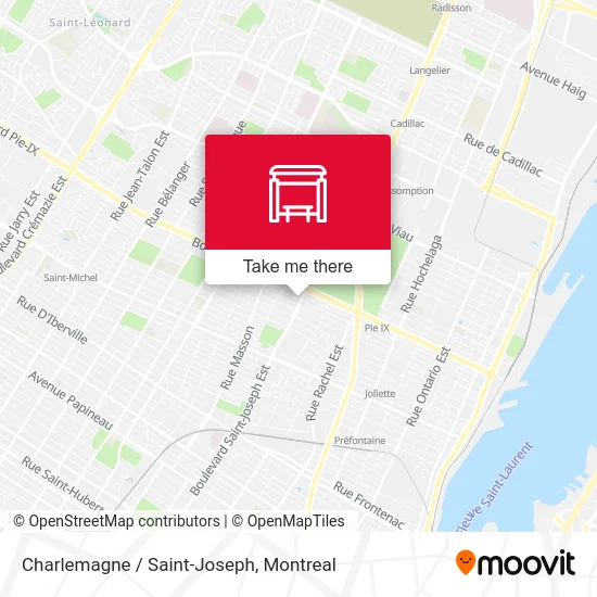 Charlemagne / Saint-Joseph map