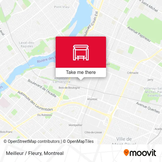 Meilleur / Fleury map