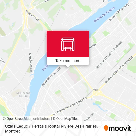 Ozias-Leduc / Perras map