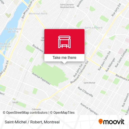 Saint-Michel / Robert map