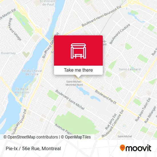 Pie-Ix / 56e Rue map