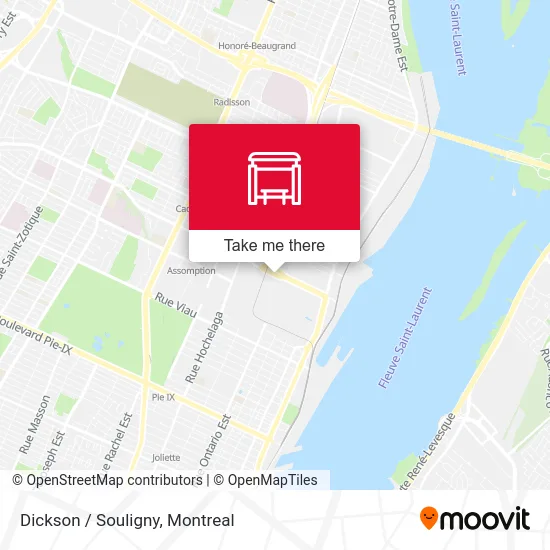 Dickson / Souligny map