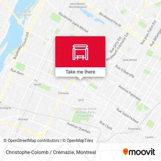 Christophe-Colomb / Crémazie map