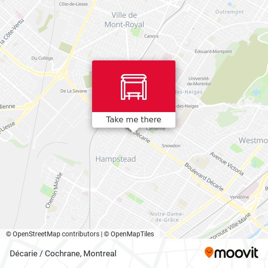 Décarie / Cochrane map