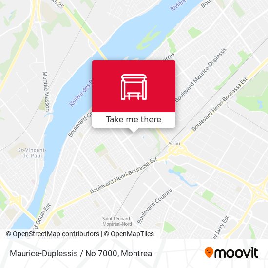 Maurice-Duplessis / No 7000 map