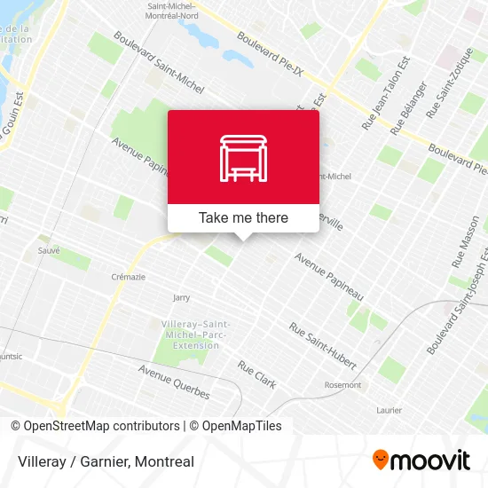 Villeray / Garnier map