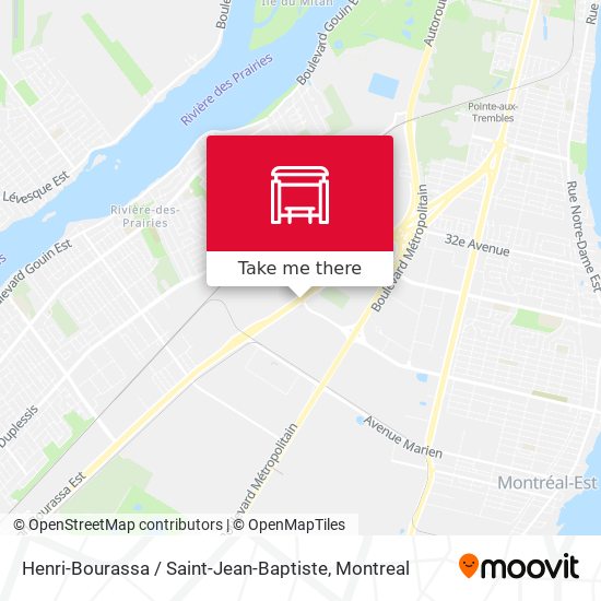 Henri-Bourassa / Saint-Jean-Baptiste map