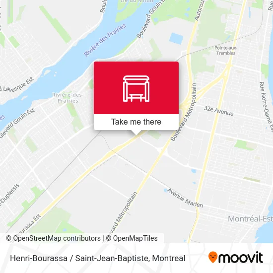 Henri-Bourassa / Saint-Jean-Baptiste map