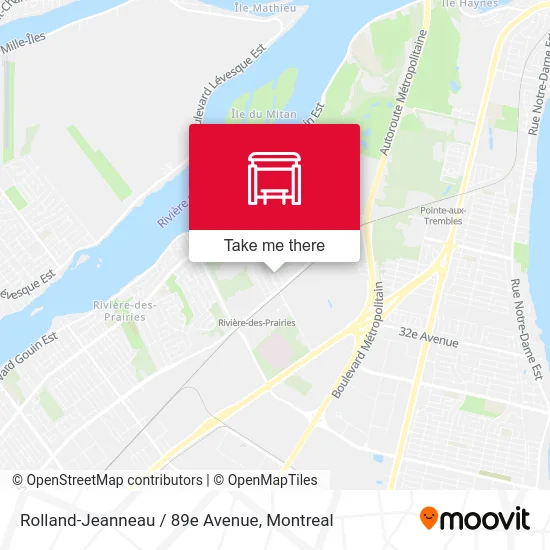 Rolland-Jeanneau / 89e Avenue map