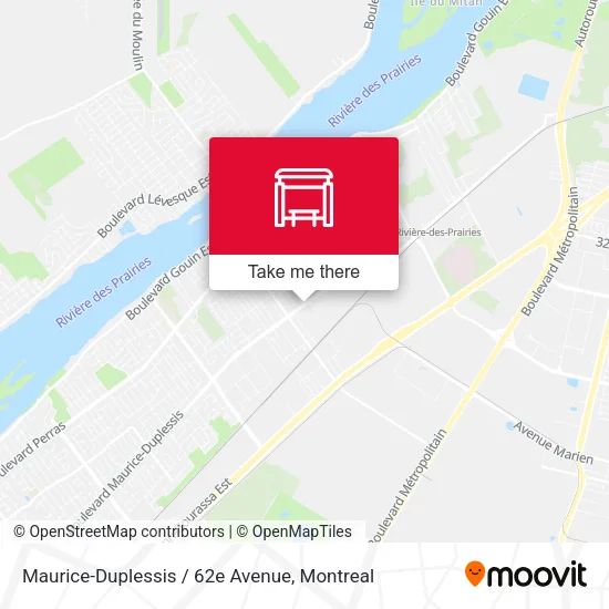 Maurice-Duplessis / 62e Avenue map