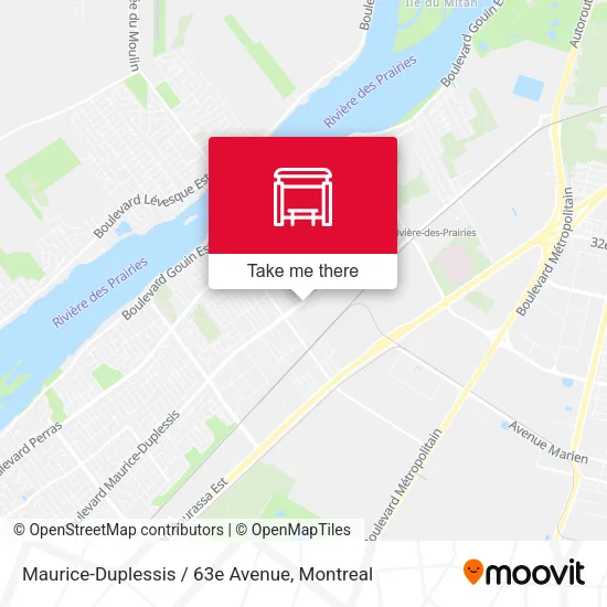 Maurice-Duplessis / 63e Avenue map