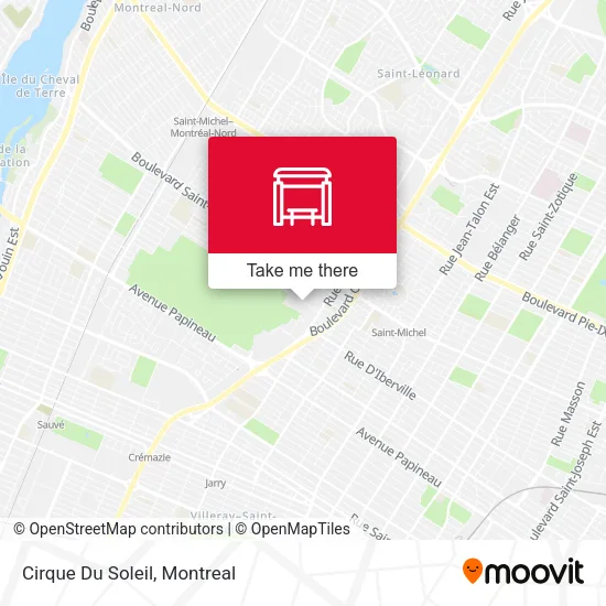 Cirque Du Soleil map