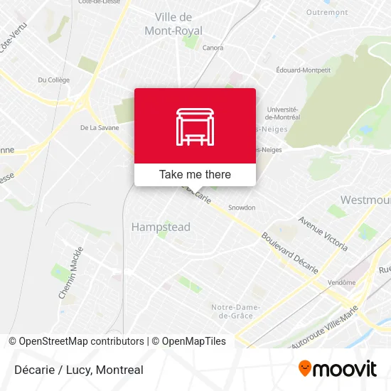 Décarie / Lucy map