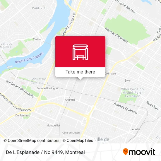 De L'Esplanade / No 9449 map