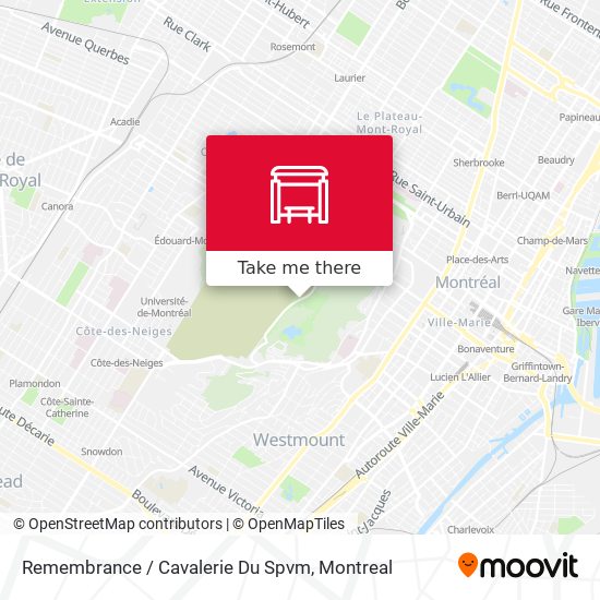 Remembrance / Cavalerie Du Spvm map