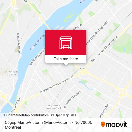 Cégep Marie-Victorin (Marie-Victorin / No 7000) map