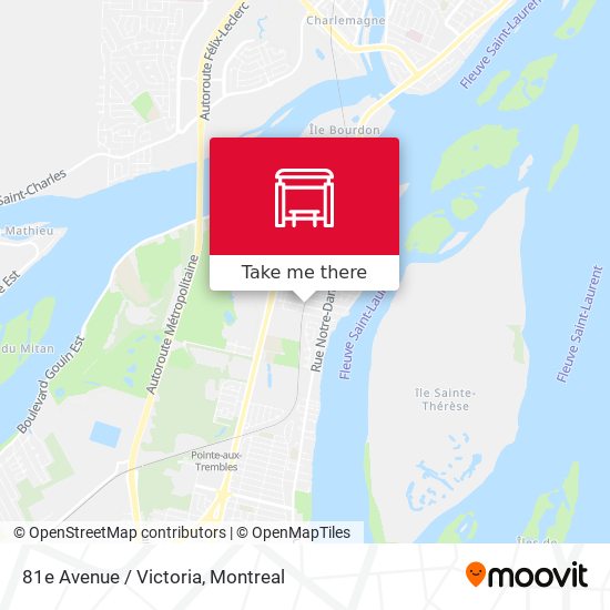 81e Avenue / Victoria map