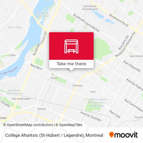 Collège Ahuntsic (St-Hubert / Legendre) map