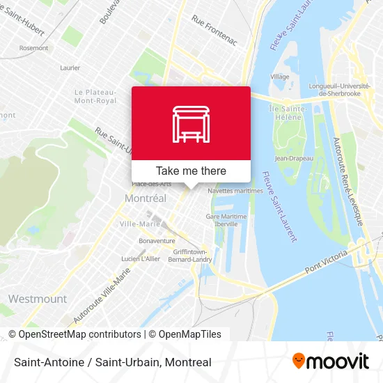 Saint-Antoine / Saint-Urbain map