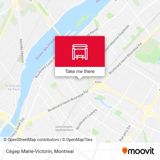 Cégep Marie-Victorin map