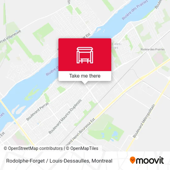 Rodolphe-Forget / Louis-Dessaulles map