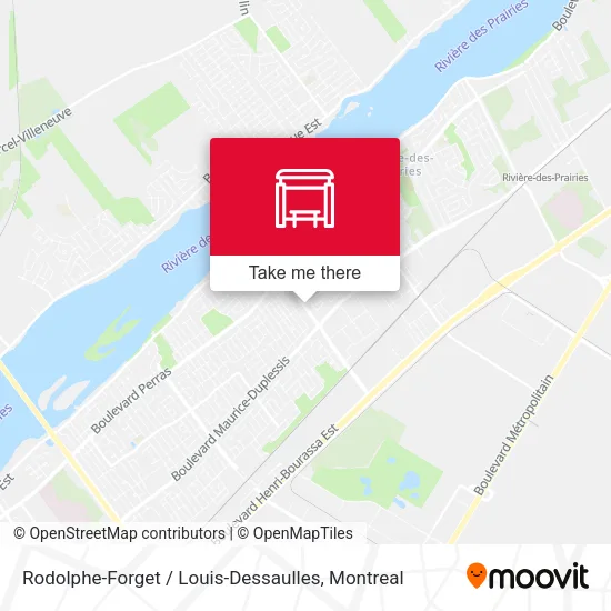 Rodolphe-Forget / Louis-Dessaulles map
