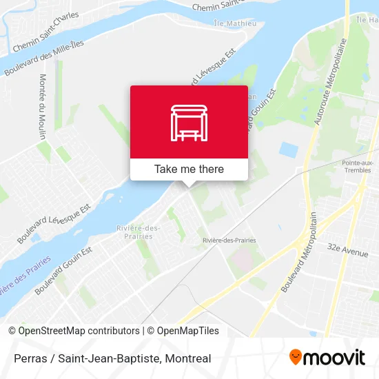 Perras / Saint-Jean-Baptiste map