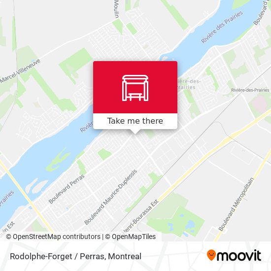 Rodolphe-Forget / Perras map