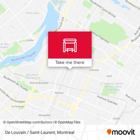 De Louvain / Saint-Laurent map