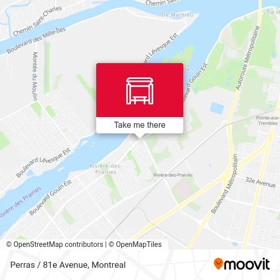 Perras / 81e Avenue map