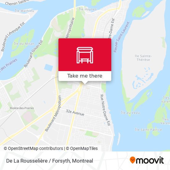 De La Rousselière / Forsyth map
