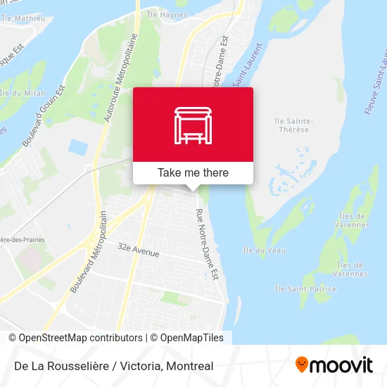 De La Rousselière / Victoria map