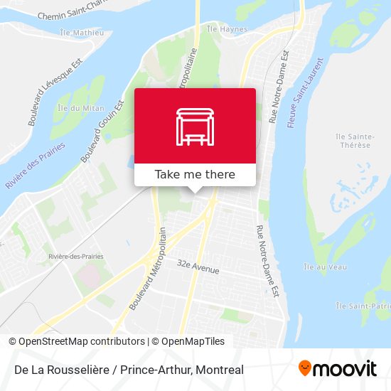 De La Rousselière / Prince-Arthur map