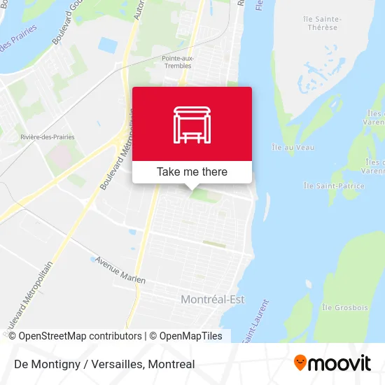 De Montigny / Versailles map